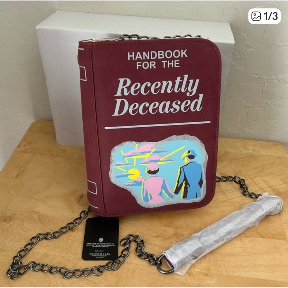 Red Handbook for the Recently Deceased Bag